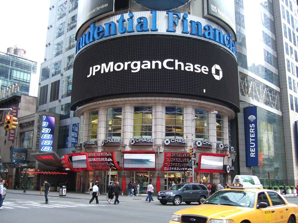 جي بي مورغان تشيس أكبر بنك في الولايات المتحدة الأمريكية